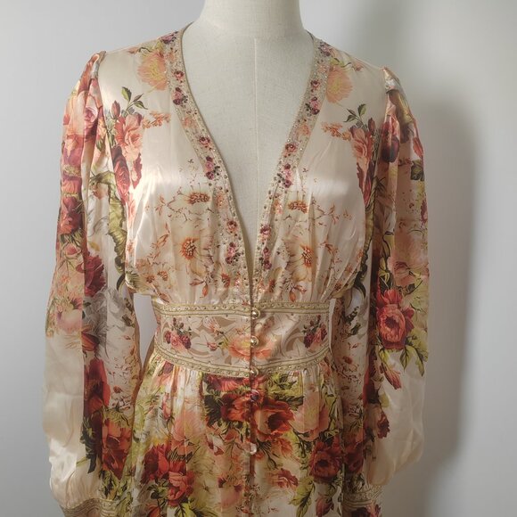 CAMILLA Meet me at the majestic long button front dress - Picture 5 of 15